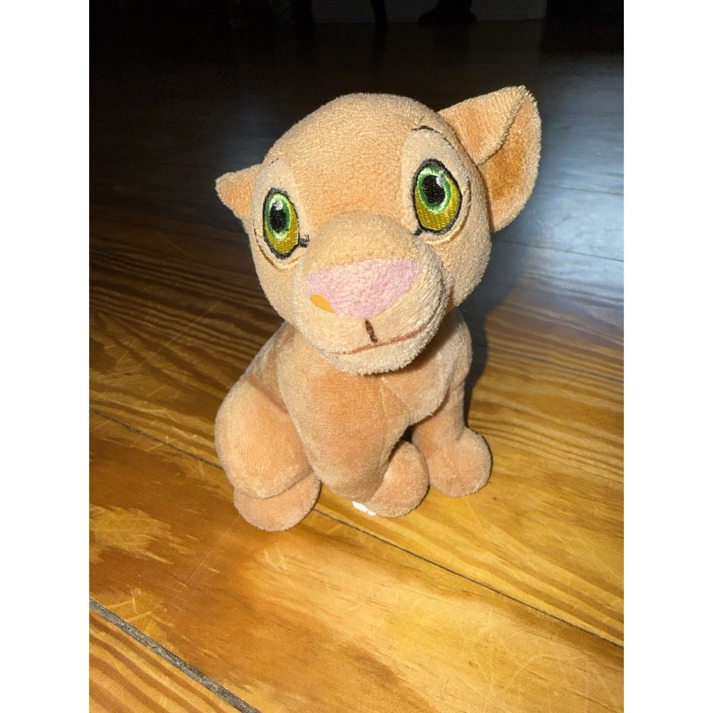 Vintage 1993 Disney The Lion‎ King Nala Kissing Cub Plush Magnetic Nose Mattel